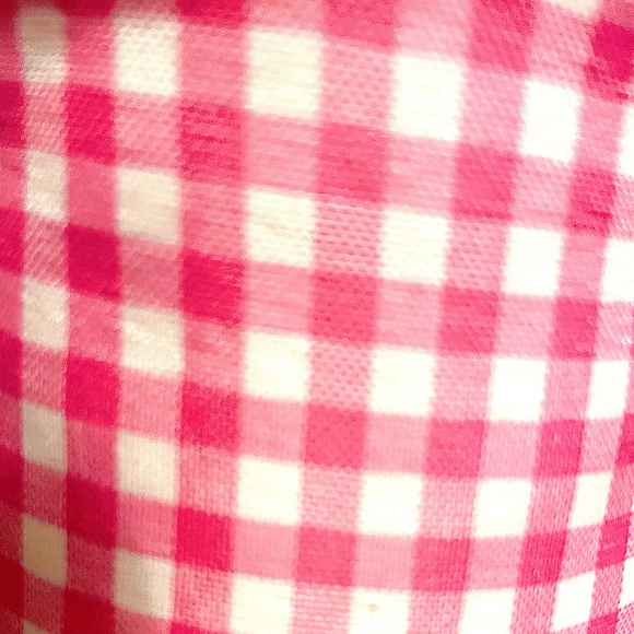 Jack Rogers Flats Reese Gingham Carnation Pink Flats, Loafer/Ballet, New in Box - Picture 3 of 7